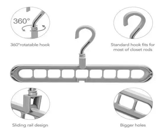 9 hole 360 rotating Hanger The RK Store