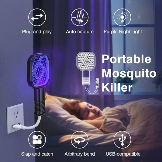 🦟 Mini Electric Mosquito Killer Lamp 🔌 Chemical-Free Mosquito Killer 🧒 🦟 Safe & Quiet 🤫